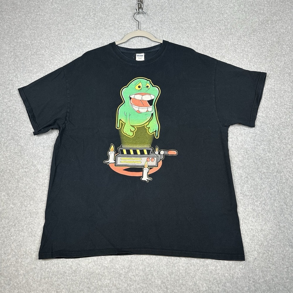 Ghostbusters Slimer Ghost Trap T-Shirt Adult XL Geek Fuel Exclusive‎ Gildan Y2K